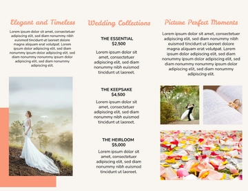 Free Wedding Brochure to Edit Online