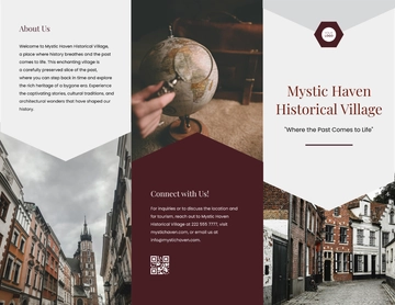 Free History Brochure Template to Edit Online