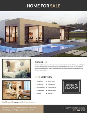 Real Estate Template Flyer