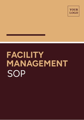 Free Facility Management SOP Template to Edit Online