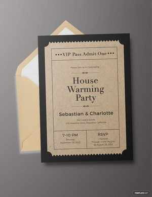 VIP Ticket Invitation Template