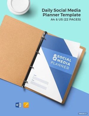 Daily Social Media Planner Template