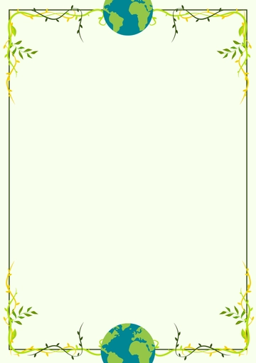 Free Earth Day Border Template to Edit Online