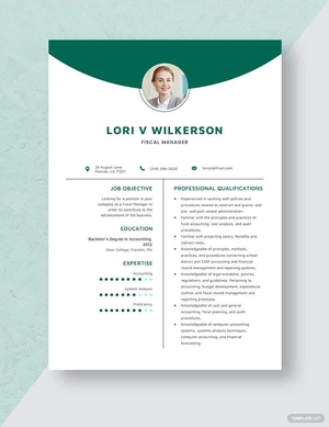 Fiscal Manager Resume