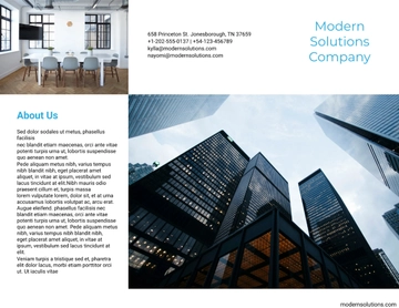 Free Modern Company Brochure  to Edit Online