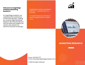 Free Marketing Research Brochure to Edit Online