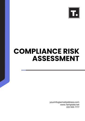 Free Compliance Risk Assessment Template to Edit Online