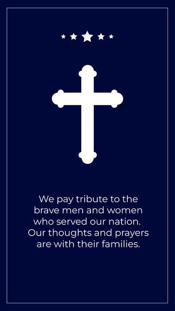 Free Condolence Message For Veterans  to Edit Online