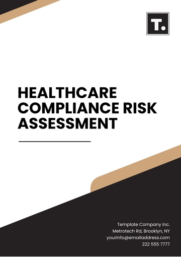 Free Healthcare Compliance Risk Assessment Template to Edit Online
