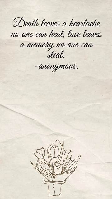 Free Hospice Condolence Quote Template to Edit Online