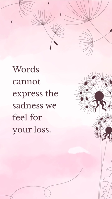 Free Sympathy Card Template to Edit Online