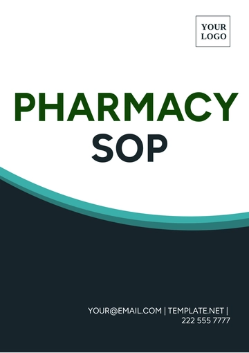 Free Pharmacy SOP Template to Edit Online