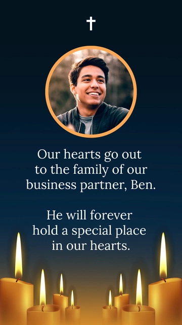 Free Condolence Message To Business Partner Template to Edit Online