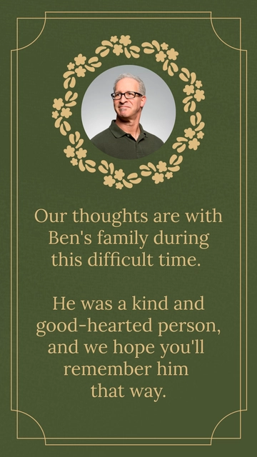 Free Condolence Message To Client Template to Edit Online