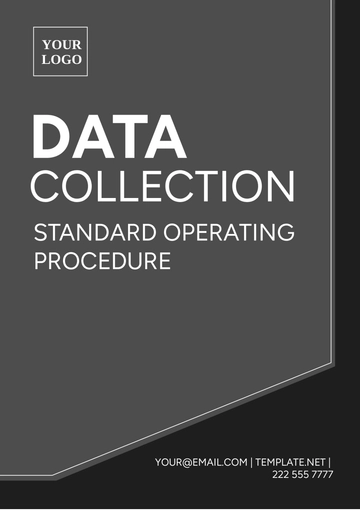 Free Data Collection SOP Template to Edit Online