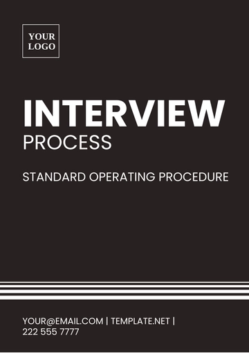 Free Interview Process SOP Template to Edit Online