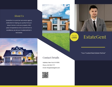 Free Estate Agent Brochure Template to Edit Online