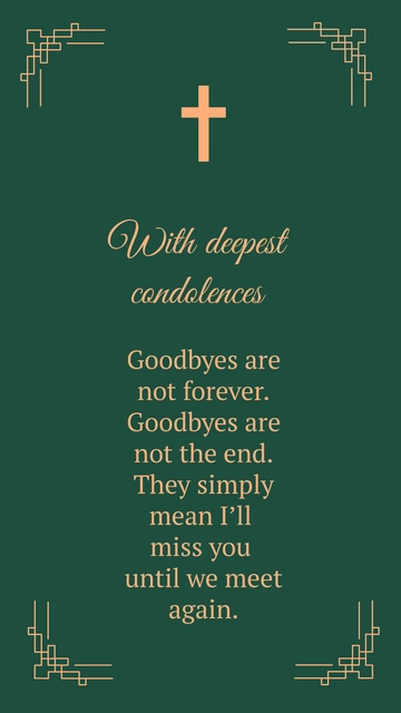 Free Condolence Memory Quote Template to Edit Online