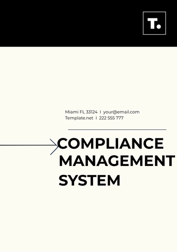 Free Compliance Management System Template to Edit Online