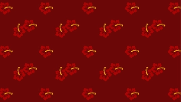Free Red Floral Pattern Background to Edit Online