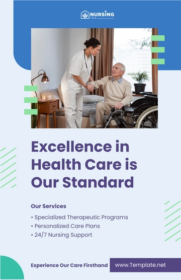 Free Advanced Medical and Therapeutic Care Poster Template to Edit Online