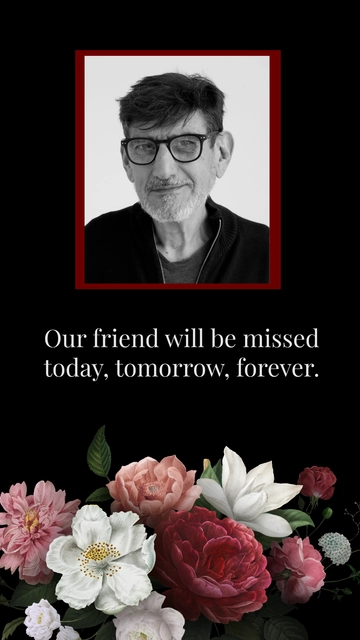 Free Funeral Sympathy Message Template to Edit Online