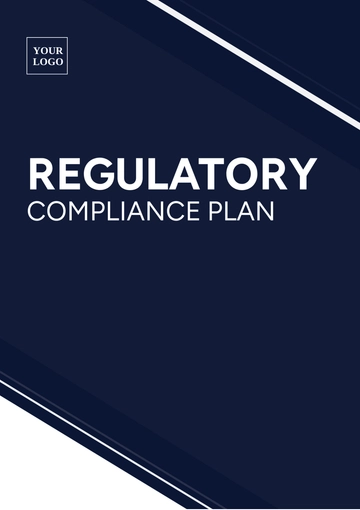 Free Regulatory Compliance Plan Template to Edit Online