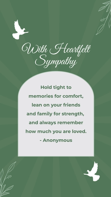 Free Condolence Quote For Friend Template to Edit Online