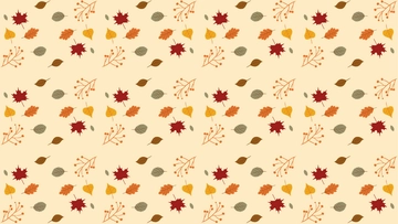 Free Autumn Leaves Pattern Background to Edit Online