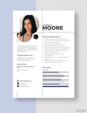 GED Teacher Resume