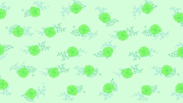 Free Light Green Floral Pattern Background to Edit Online