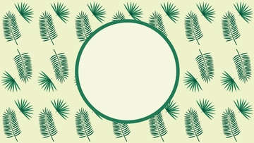 Free Round Leaves Pattern Background to Edit Online
