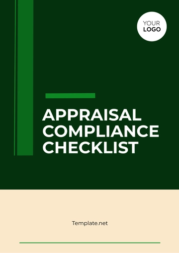 Free Appraisal Compliance Checklist Template to Edit Online Free Appraisal Compliance Checklist Template to Edit Online