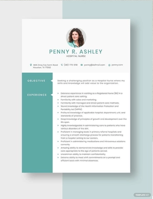 Hospital Nurse Resume