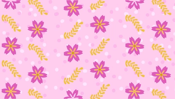 Free Cute Floral Pattern Background to Edit Online