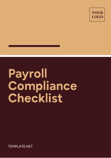 Free Payroll Compliance Checklist Template to Edit Online