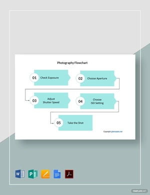 Sample Photography Flowchart Template
