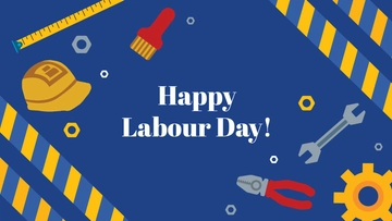 Free Labour day Background Template to Edit Online