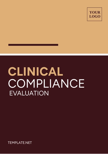 Free Clinical Compliance Evaluation Template to Edit Online