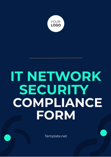 Free IT Network Security Compliance Form Template to Edit Online