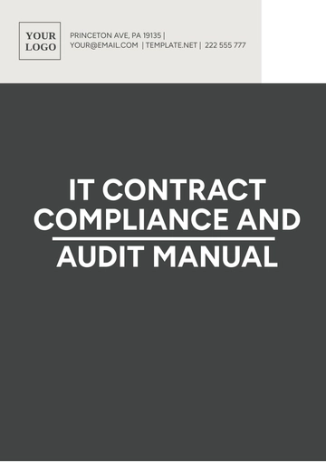 Free IT Contract Compliance And Audit Manual Template to Edit Online