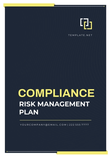 Free Compliance Risk Management Plan Template to Edit Online