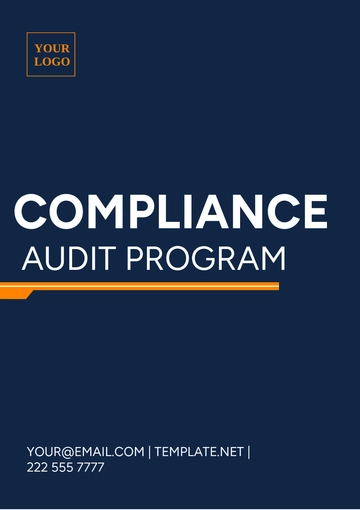 Free Compliance Audit Program Template to Edit Online
