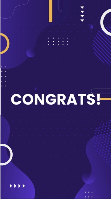 Free Congratulations Postcard Template to Edit Online
