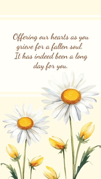 Free Corporate Sympathy Message Template to Edit Online