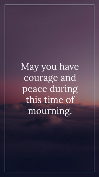 Free Work Sympathy Card Message Template to Edit Online