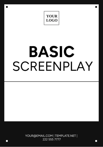 Free Basic Screenplay Template to Edit Online