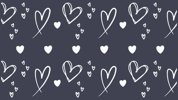 Free White Hearts Background to Edit Online