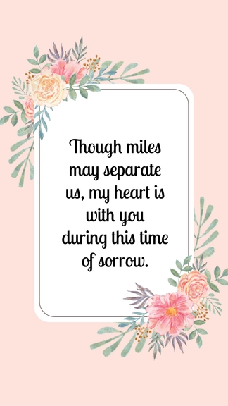 Free Sample Sympathy Message Template to Edit Online