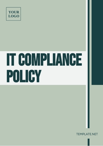 Free IT Compliance Policy Template to Edit Online